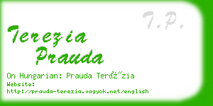 terezia prauda business card